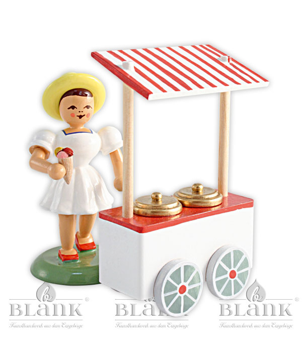 Ice cream seller, coloured