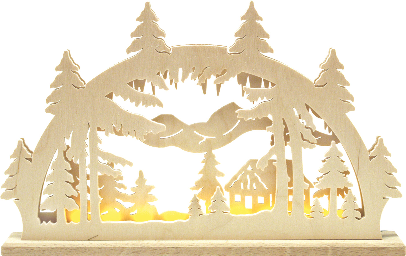 LED candle arch for crafting Forest house