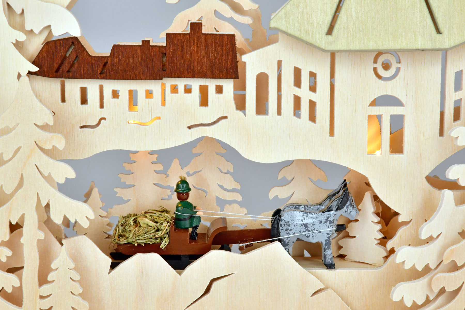 3D-Schwibbogen kl., Erzgebirgsweihnacht