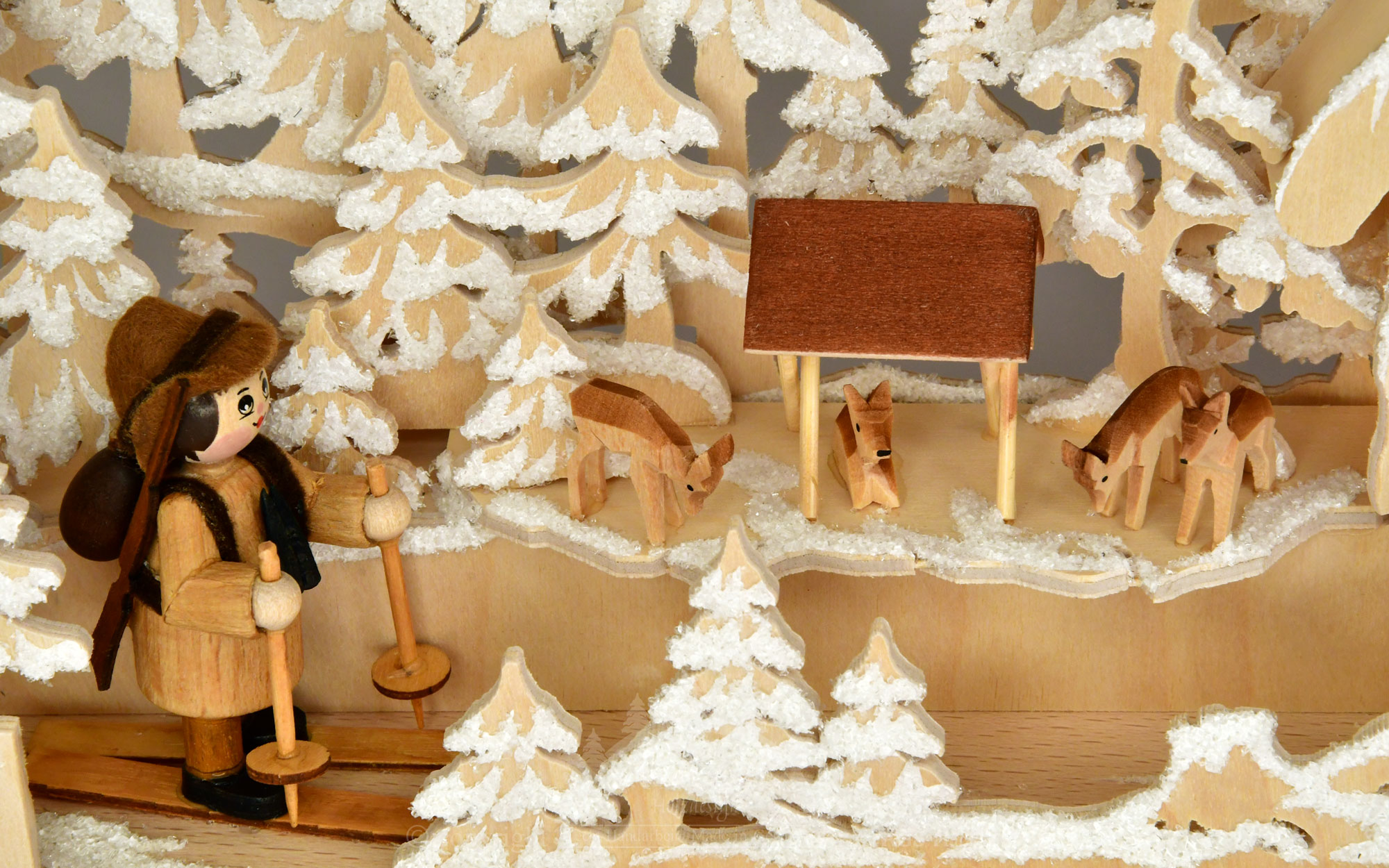 Mały łuk 3D, narciarstwo biegowe, szron