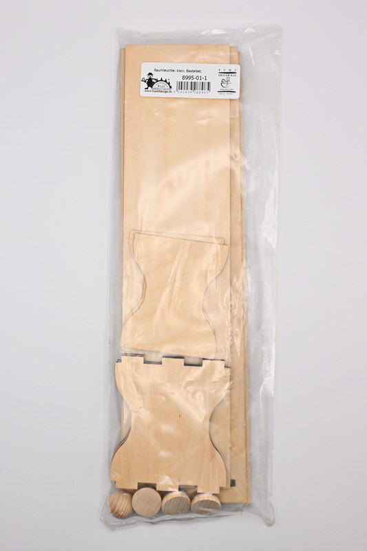 Raumleuchte, klein, Bastelset, als Unterbau oder Regal