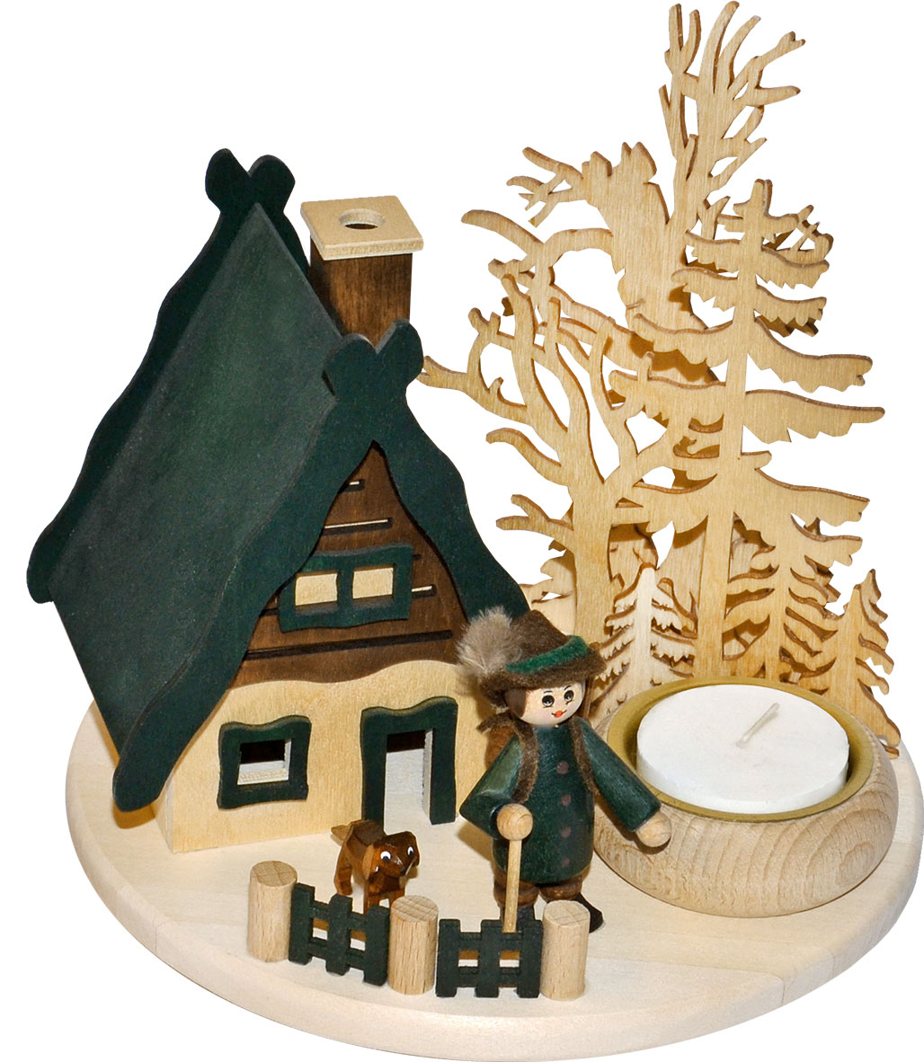 Lichterteller, Räucherhaus, Wildhüter Lichterteller, Räucherhaus, Wildhüter