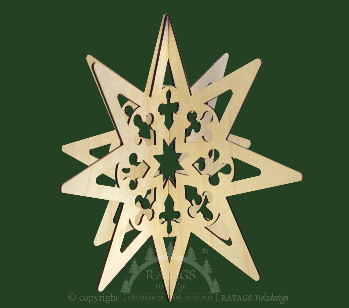 Window picture, 3D star