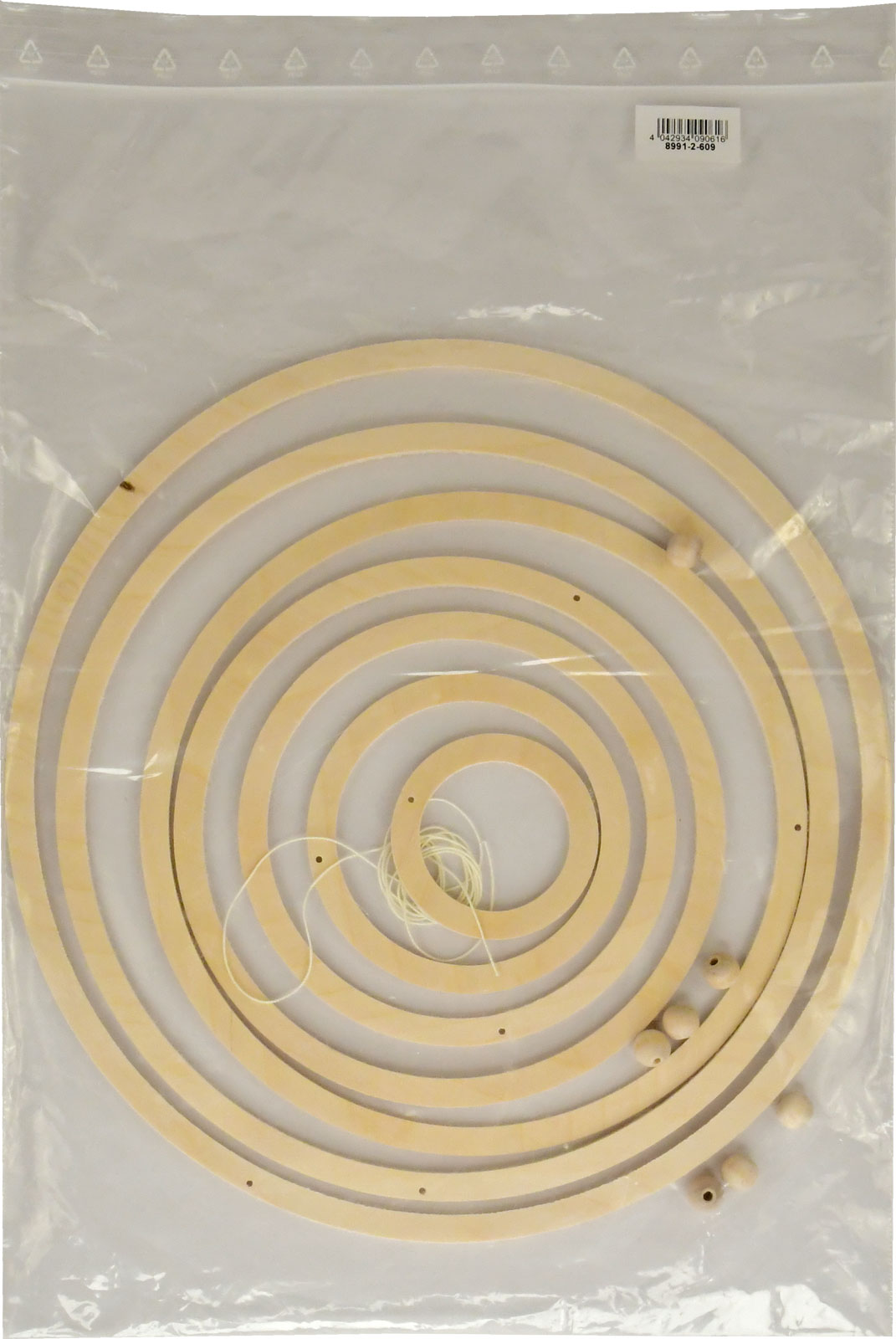 Windspiel zum Basteln, Kreis