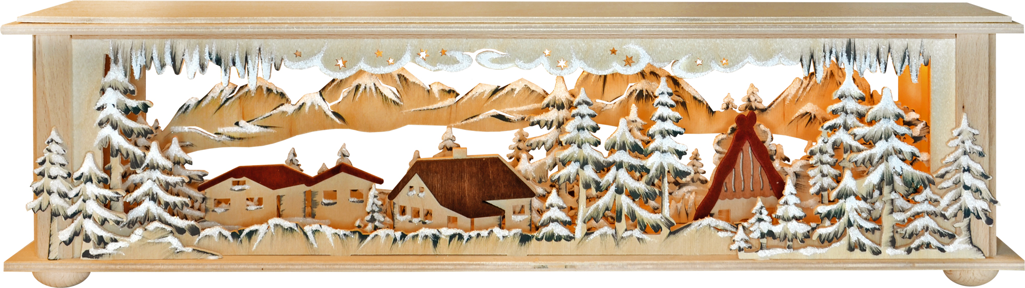 Small room light, cottage, hand-painted, hand-painted grey, hoarfrost