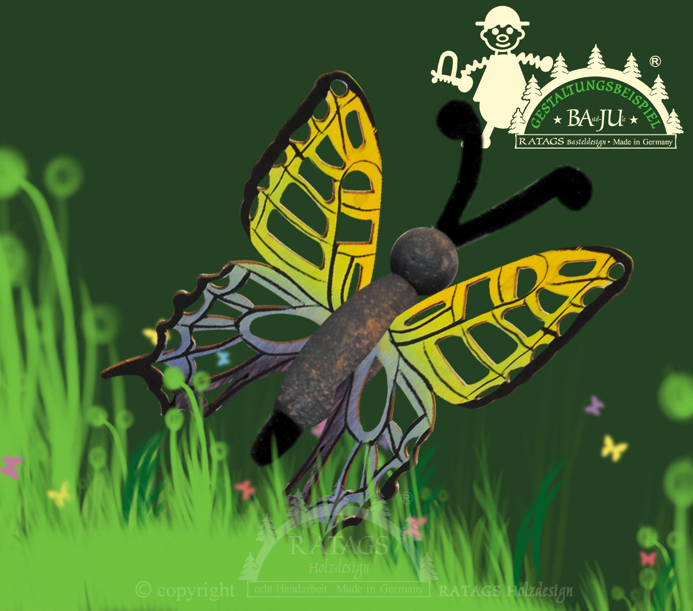 Schmetterling zum Basteln, klein Schmetterling zum Basteln, klein