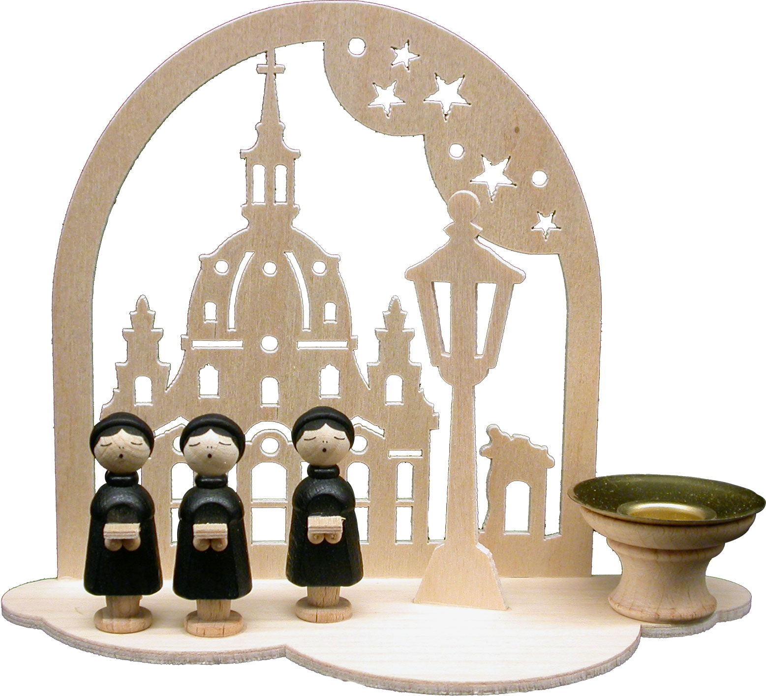 Tischschmuck zum Basteln, Wolke Frauenkirche Dresden