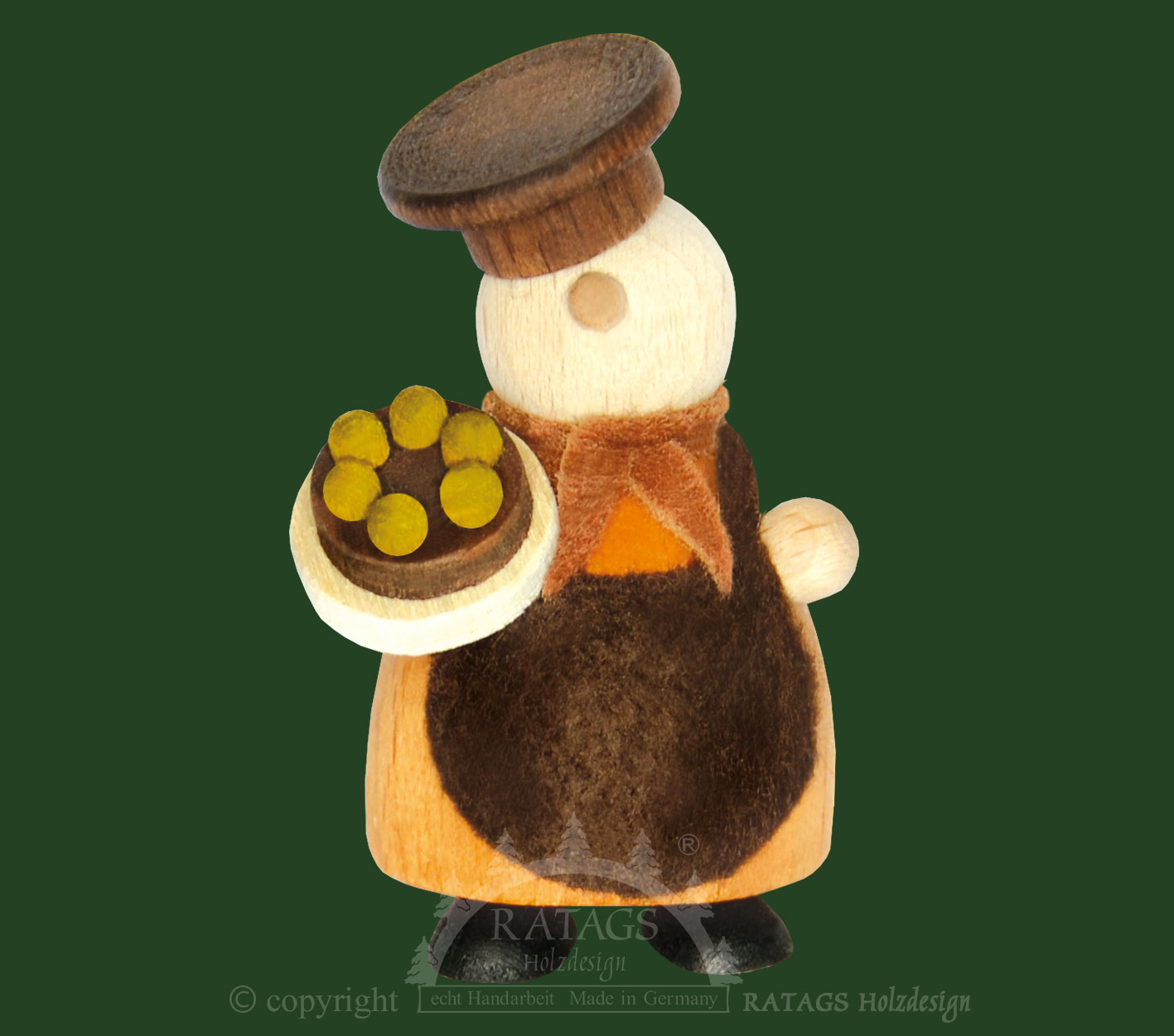 Molli, Junge Linie, baker with cake