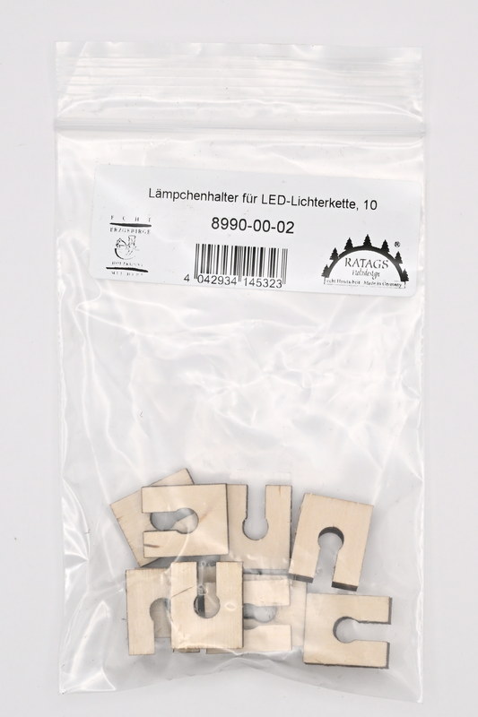 Light holders for LED mini fairy lights, 10 pieces, ø 5 mm