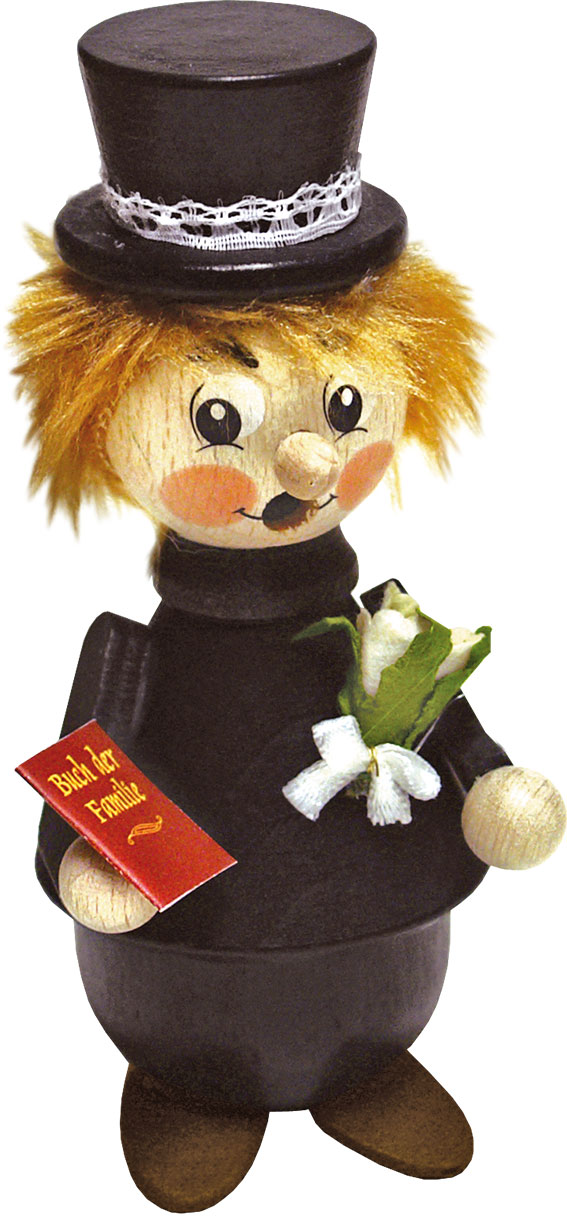 Räuchermännchen, Bräutigam Räuchermännchen, Bräutigam