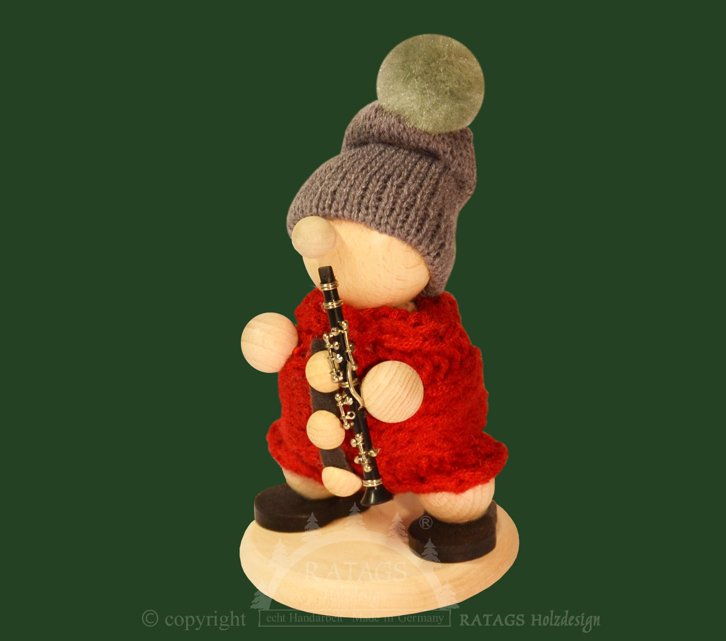 White Snow Band, figure with oboe