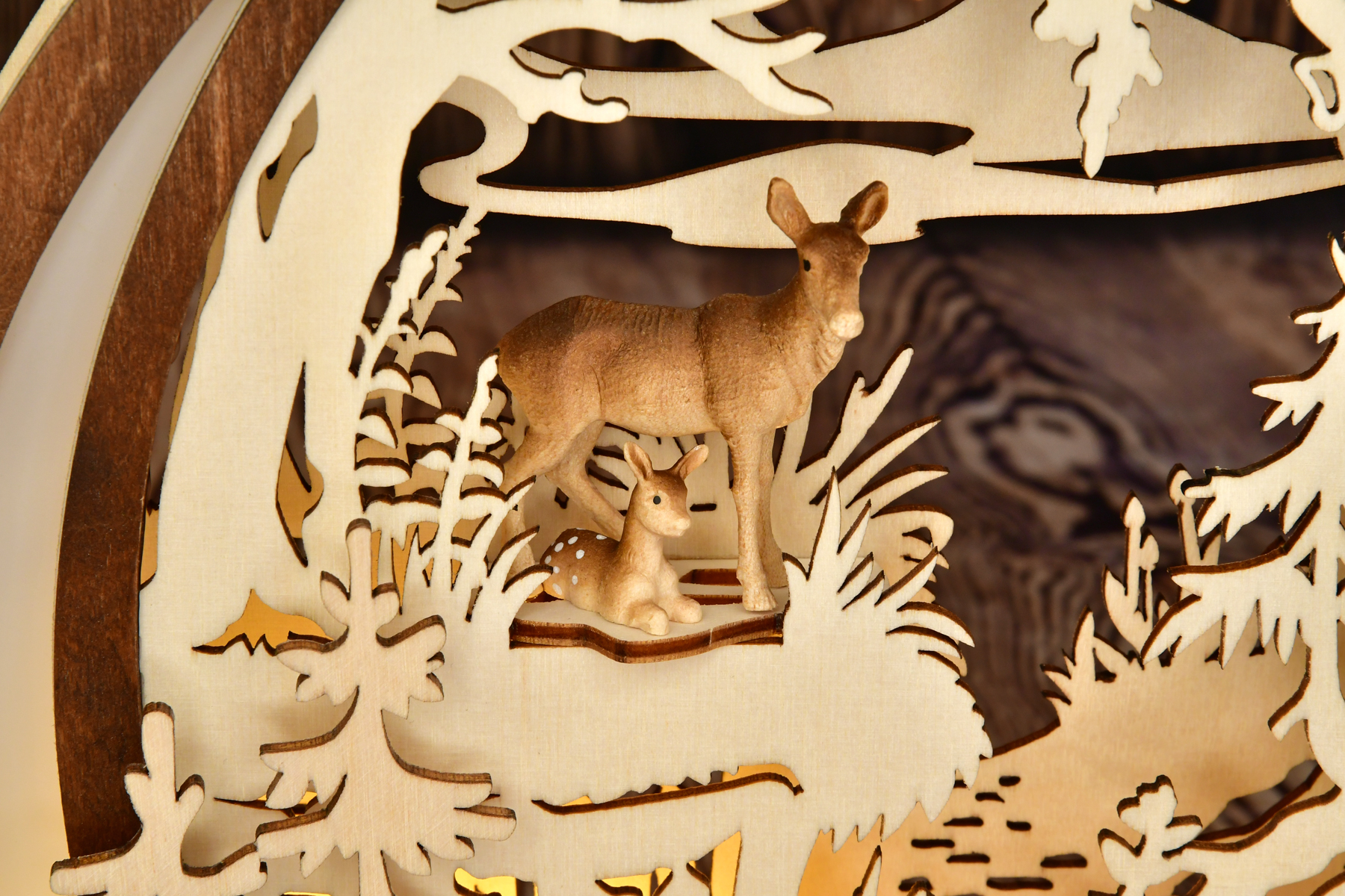 Lampe romantique, animaux de la forêt Bande LED, USB