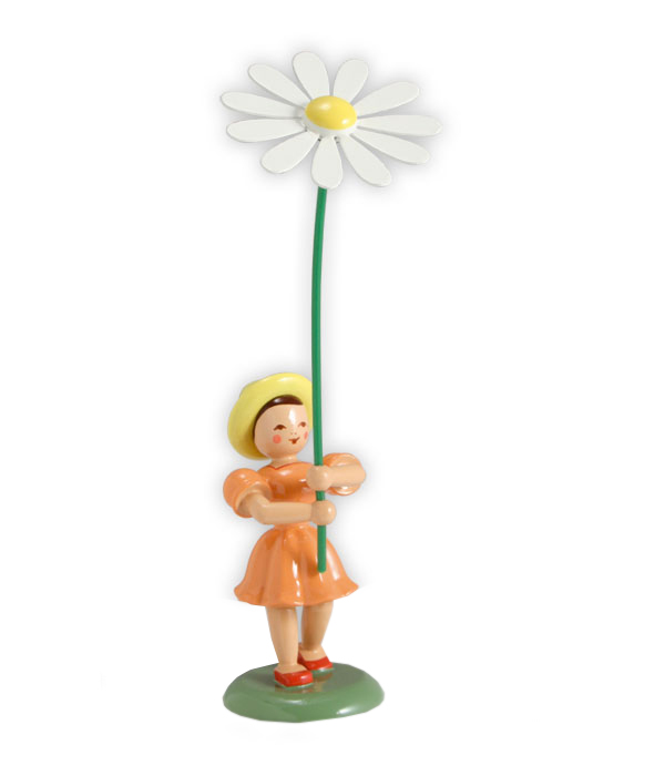 Blumenkind mit Magarite, farbig Blumenkind mit Magarite, farbig