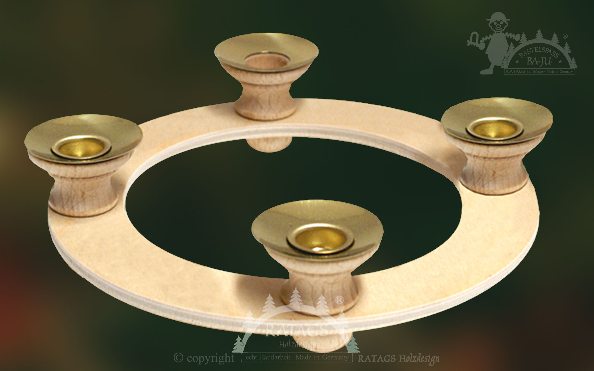 Light ring for crafting, var. 2 4 candles