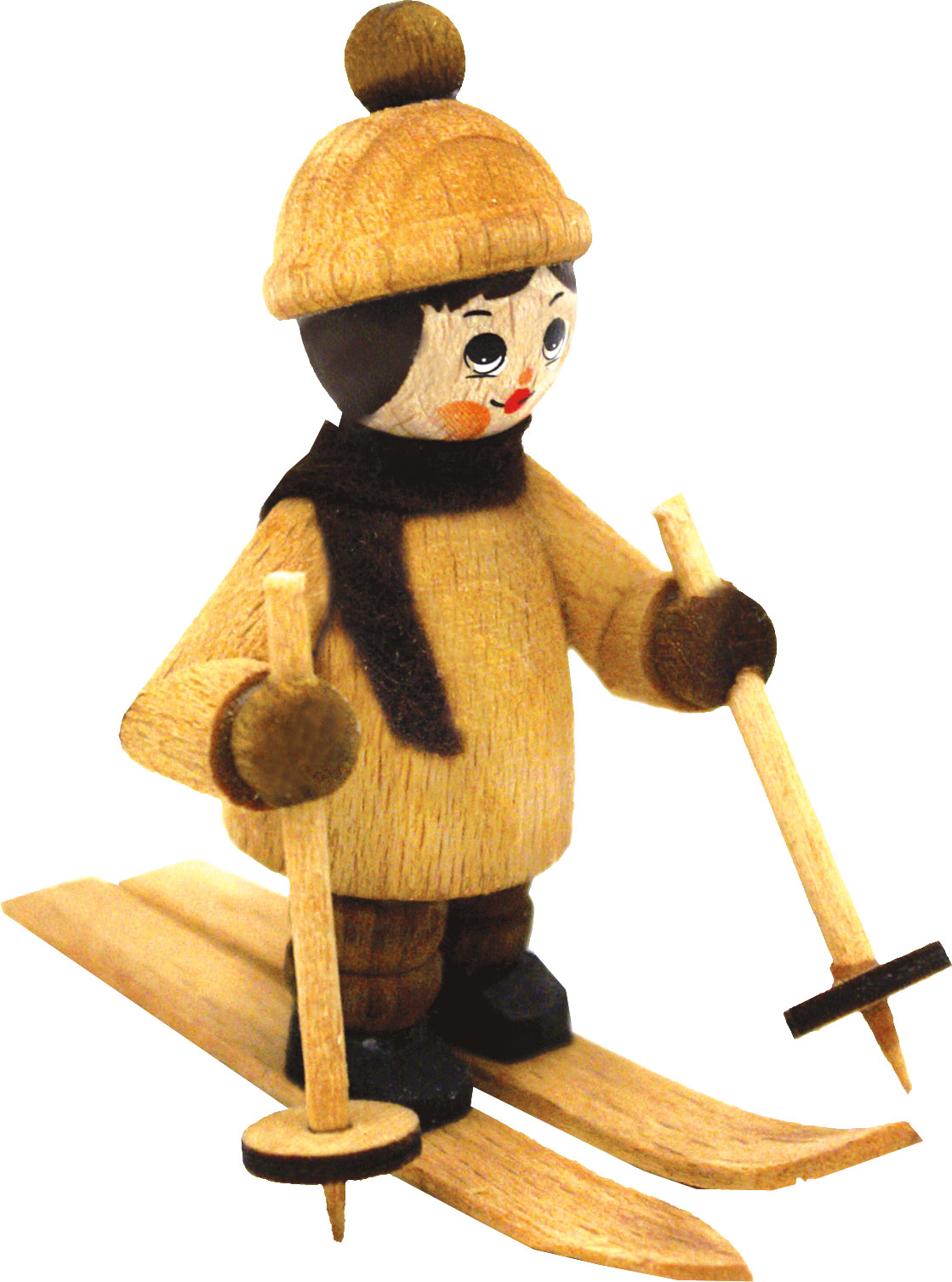 Figure, skier, nature