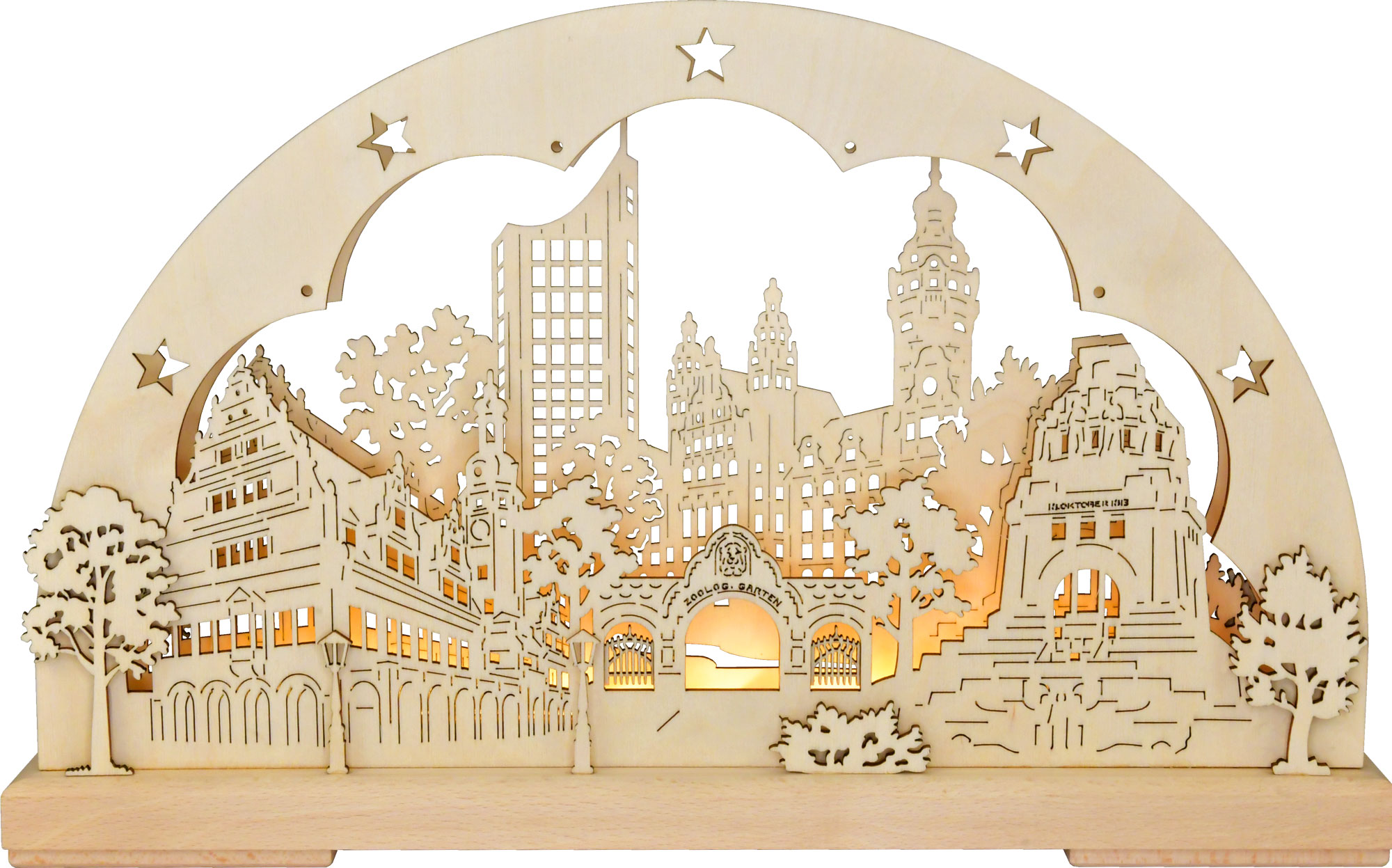 Small candle arch, Leipzig, LED strip