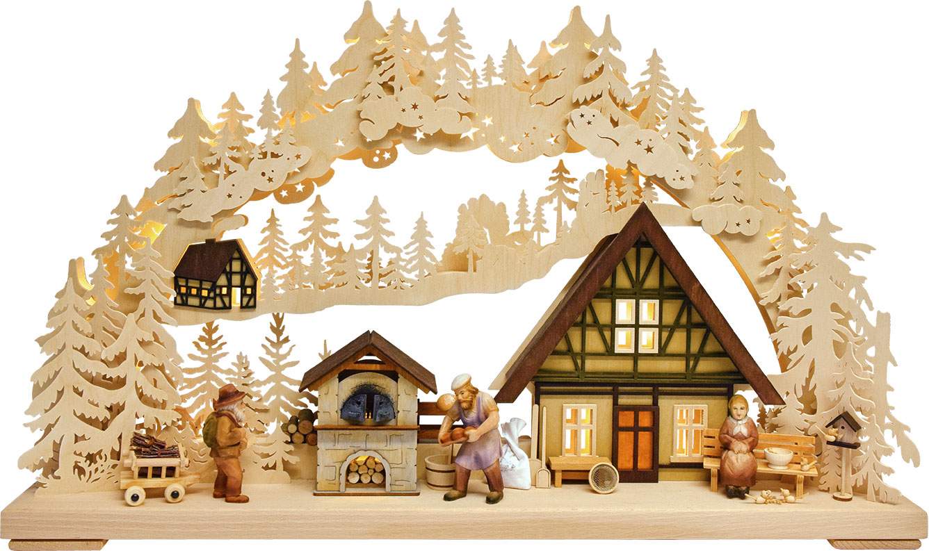 Large 3D Schwibbogen, bakery