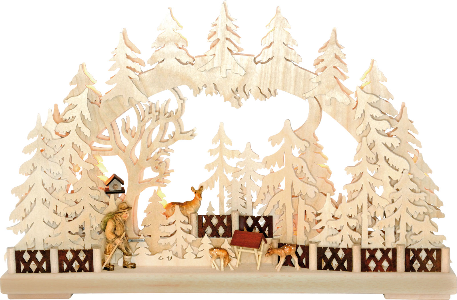 3D candle arch, small, gamekeeper