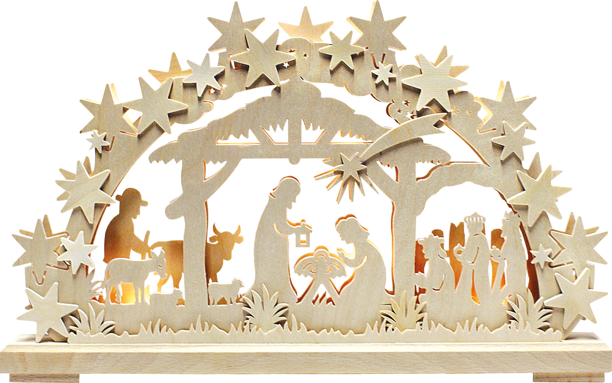 Small candle arch, Nativity scene variant 2