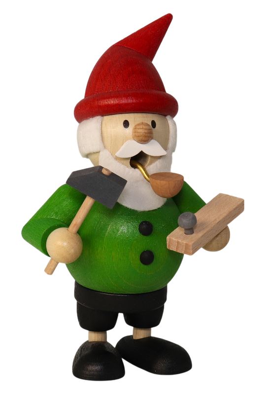 Mini-Räuchermann Wichtel Handwerker