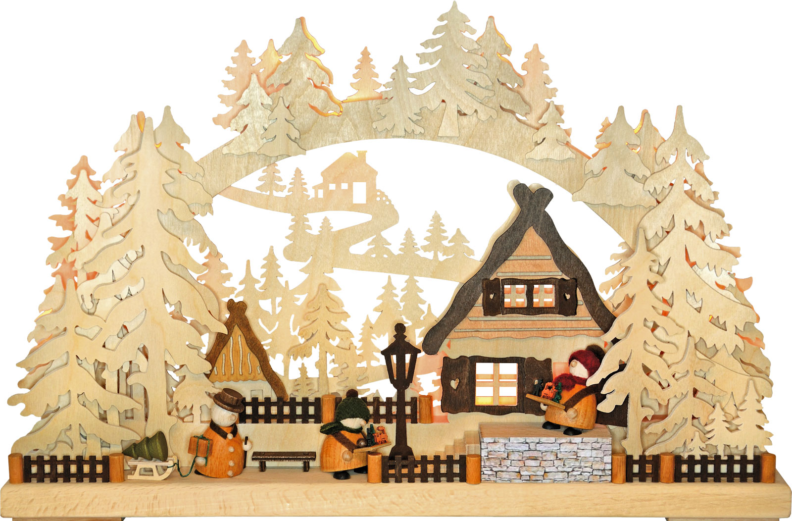 Small 3D candle arch, market trader