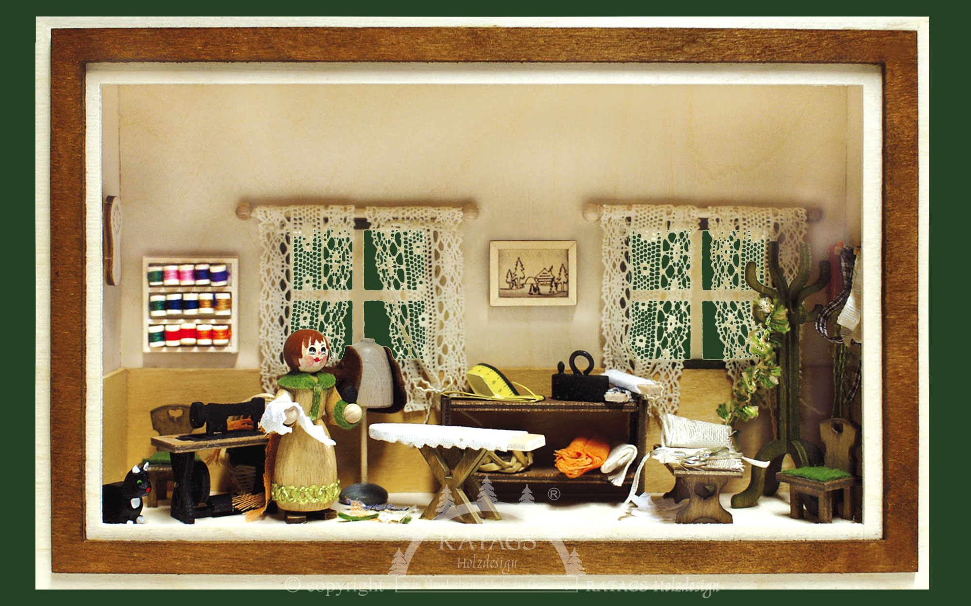 3D wall picture, tailor's workshop