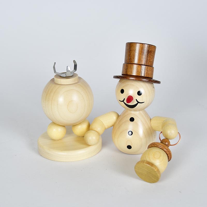 Räuchermann, Schneemann, Laterne 24 cm