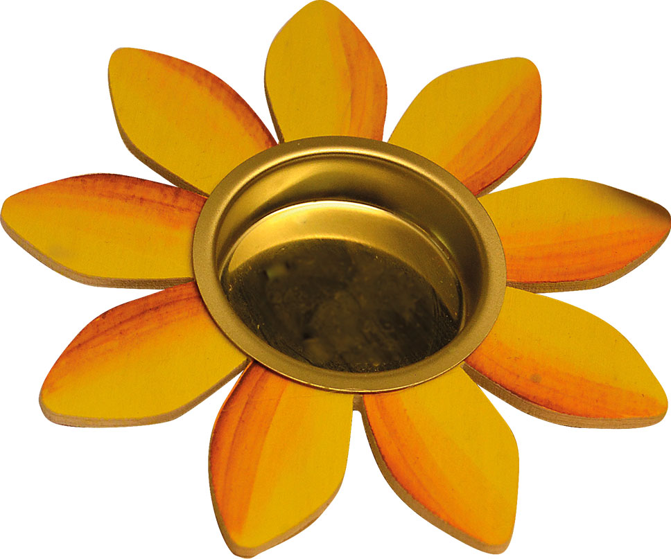 Teelichthalter-Blume, zum Basteln