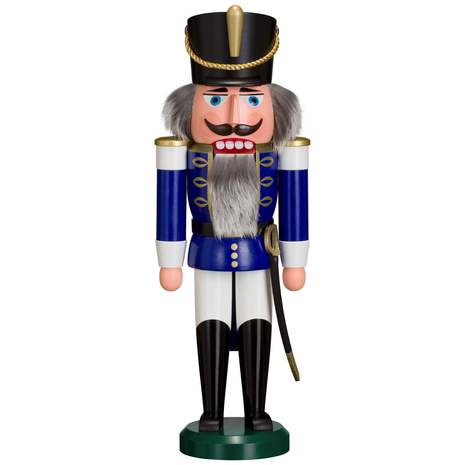 Nussknacker, Husar groß blau Höhe ca. 37 cm