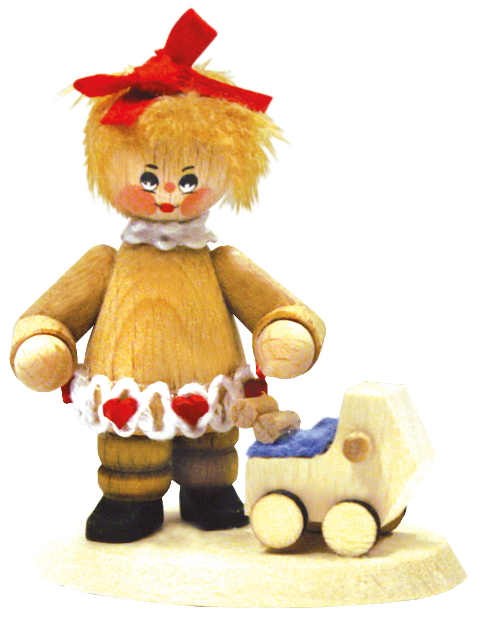 Sammler-Püppchen, Mädchen mit Puppenwagen