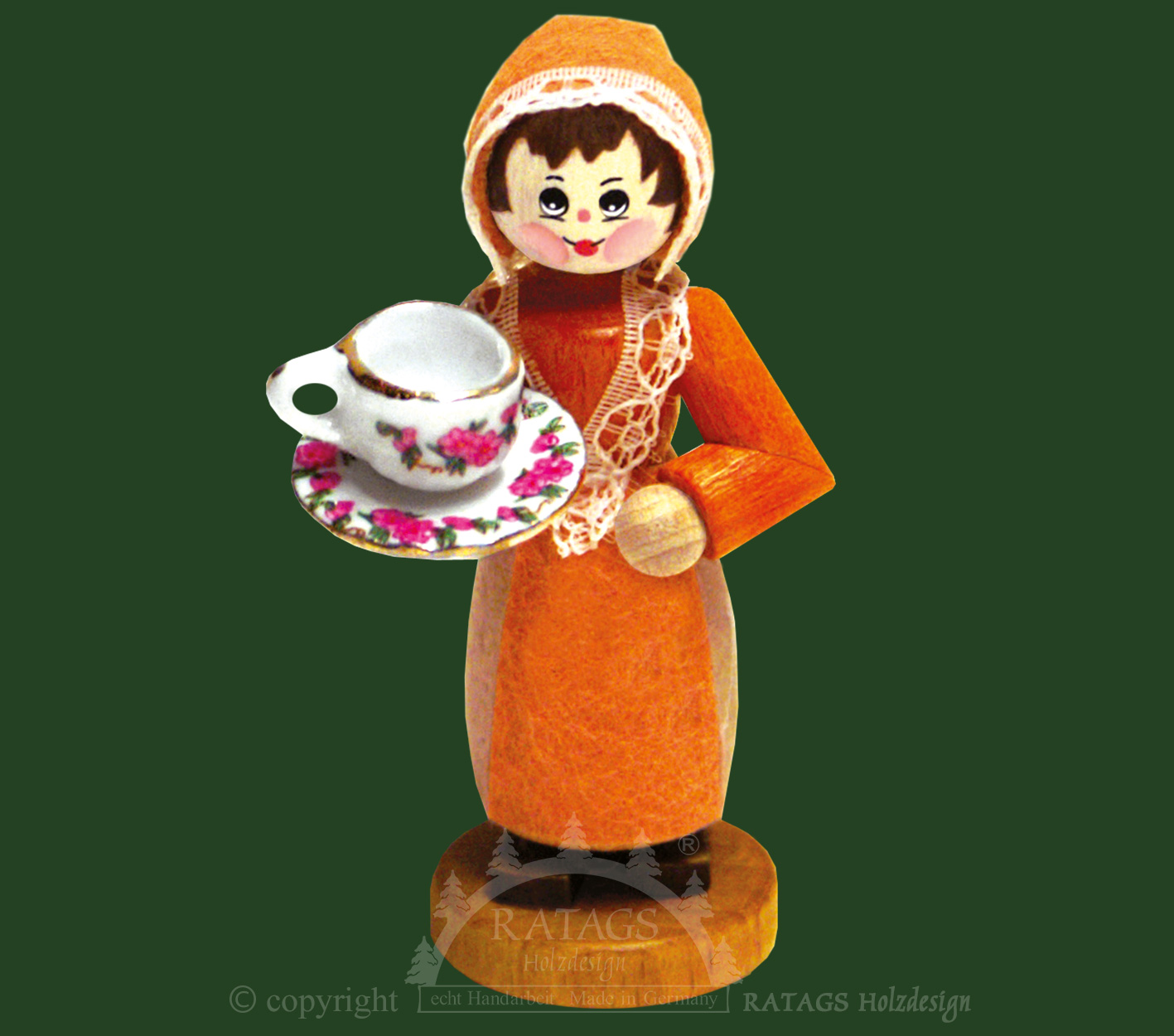 Figure, chocolate girl