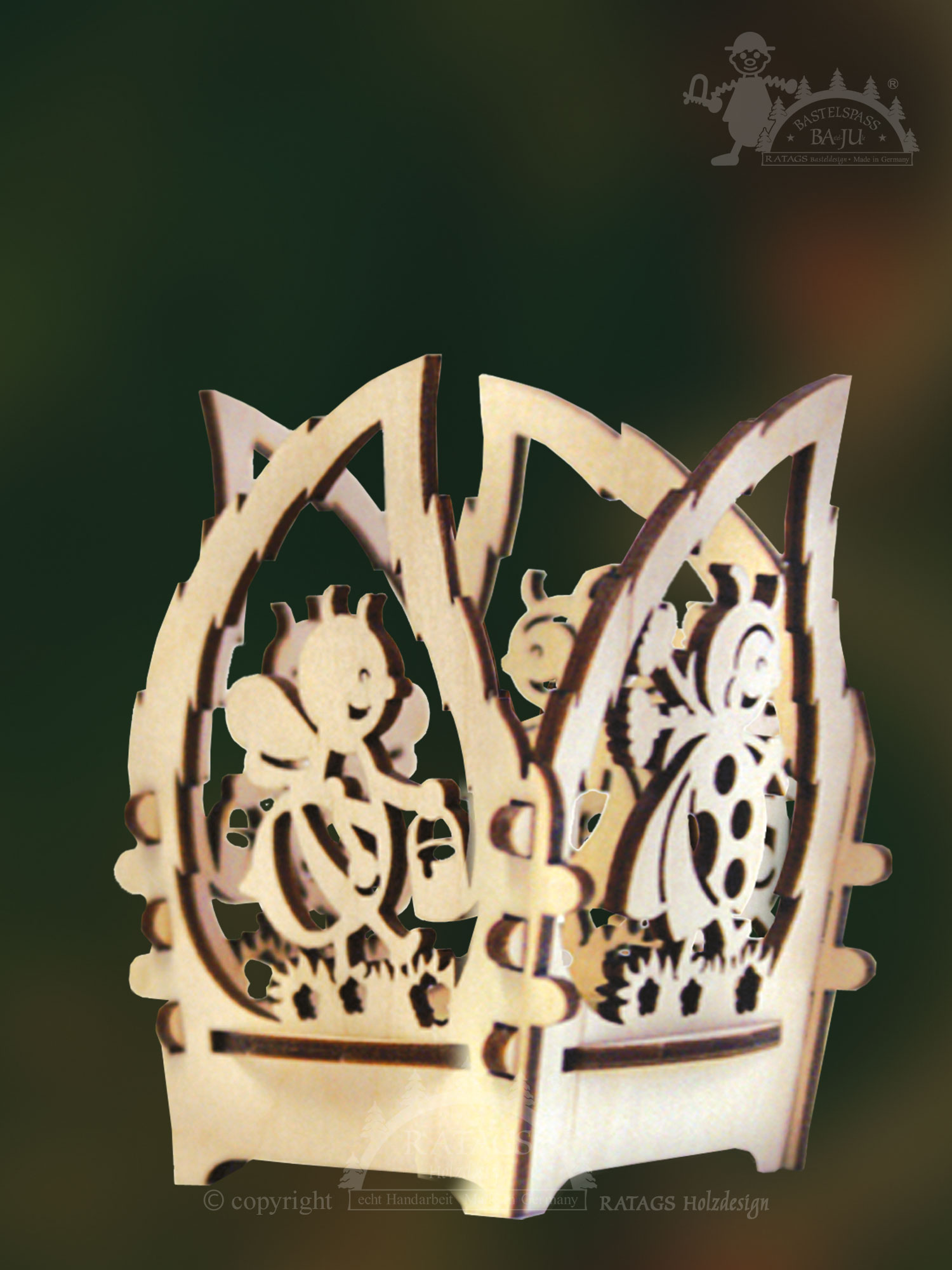 Table lamps for crafting, ladybirds