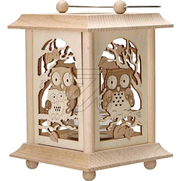 Table lantern owl approx. 17 cm
