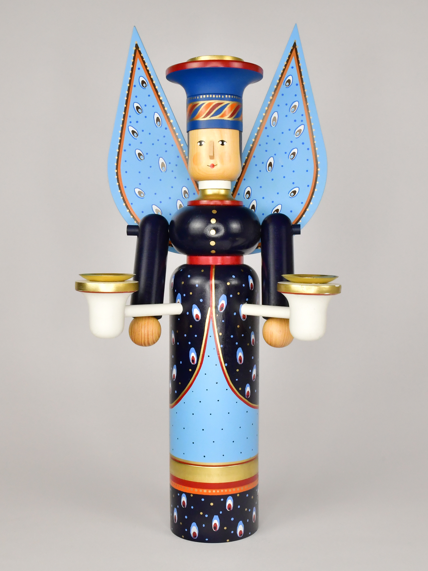 Angel, blue, B-grade, paint damage to headgear