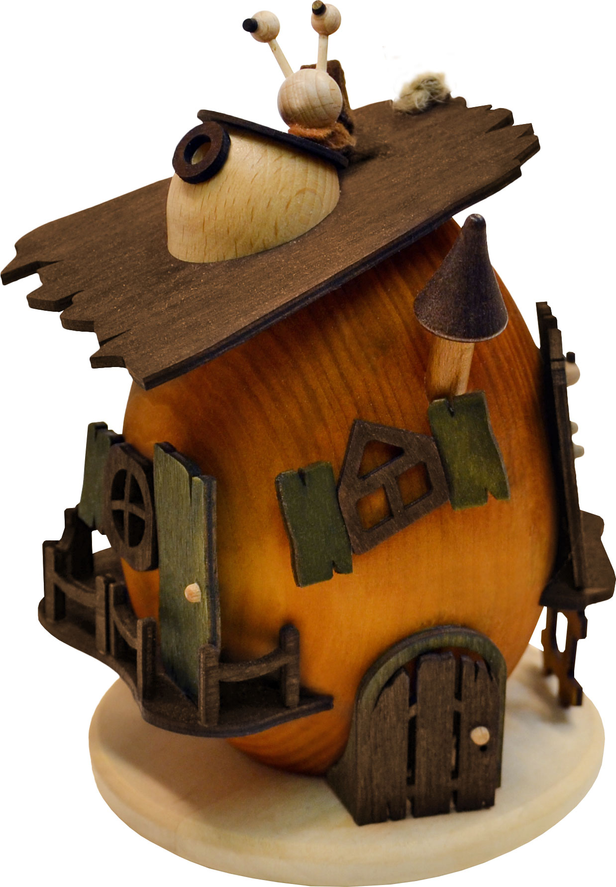 Incense house, snail shell