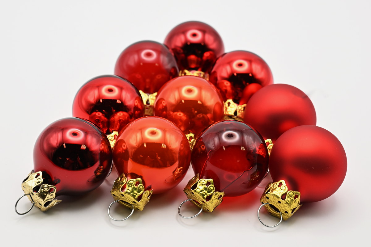 Glaskugeln, 15 Stk, 3 cm, Mix Kashmir