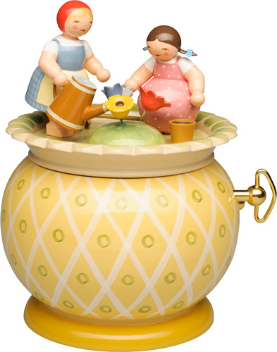 Spieldose Zwei Mädchen p) Ward ein Blümlein mir geschenket