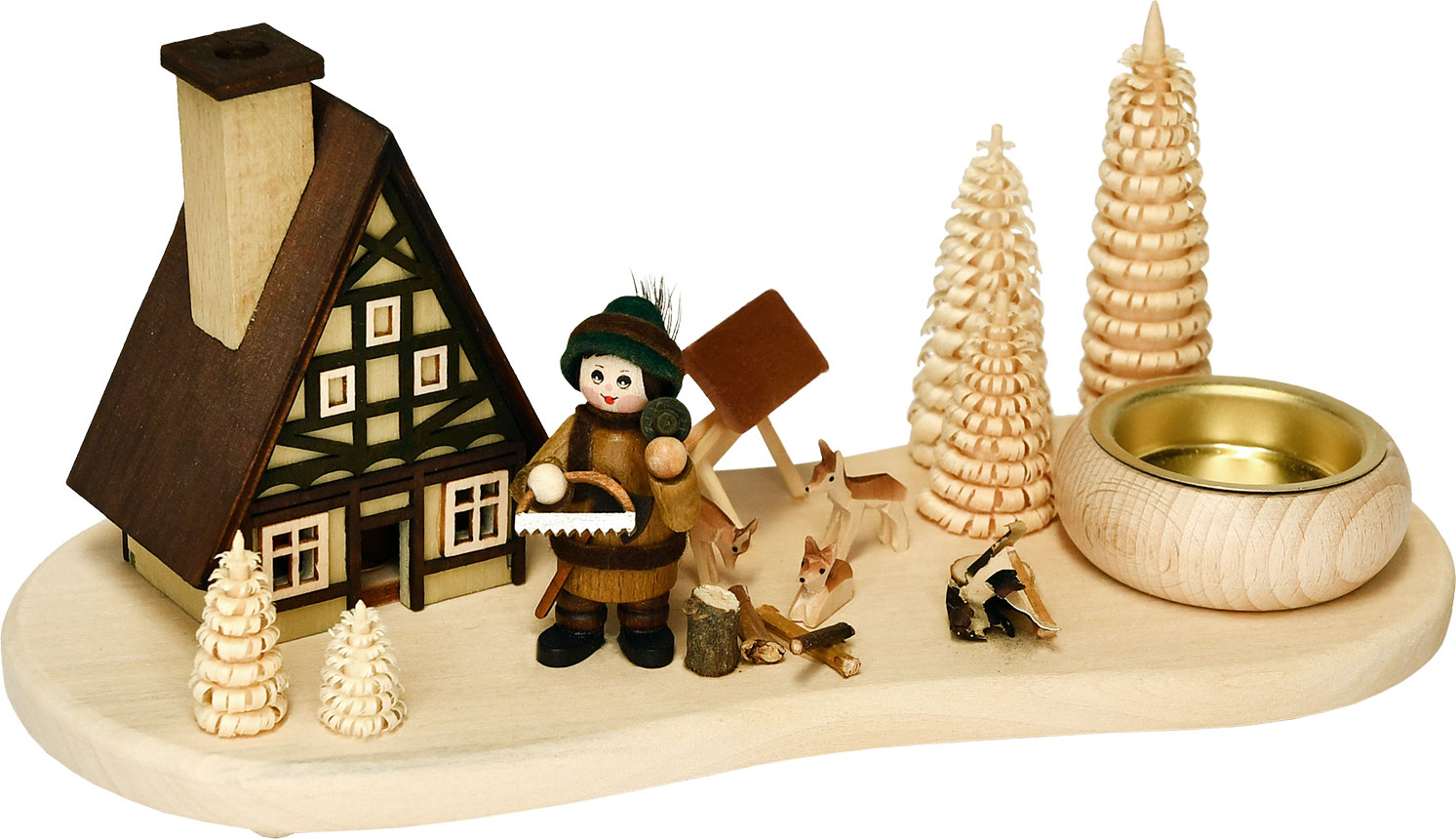 Baummauser light plate, incense house,