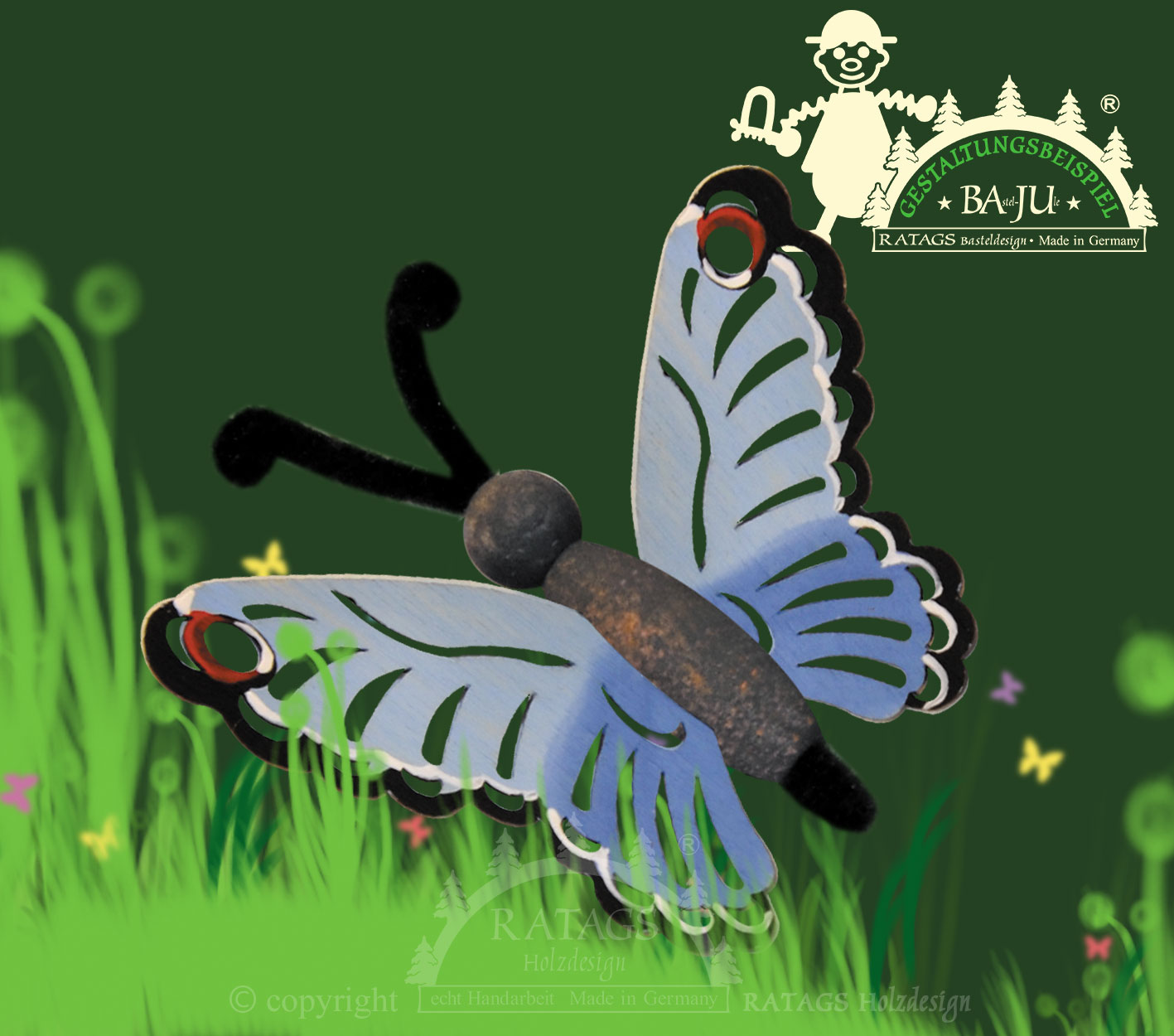 Schmetterling zum Basteln, klein Schmetterling zum Basteln, klein