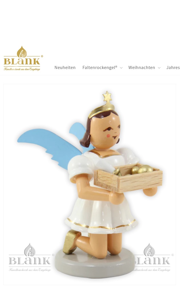 Coloured angel with long skirt Christmas tree decoration