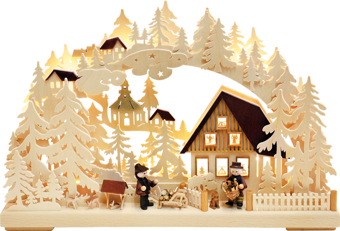 3D-Schwibbogen kl., Korbmacher