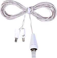 Beleuchtung E5,5-Kappe Weiß für Mini 8cm