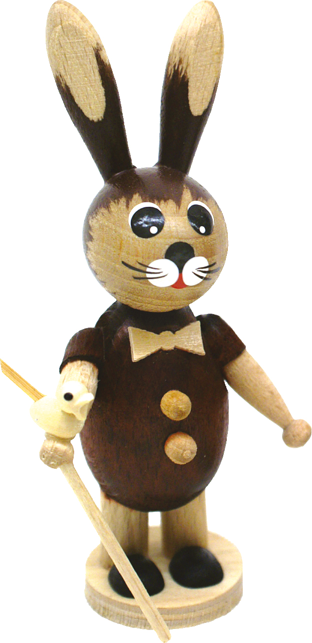 Hare cub, nature, stick and bird