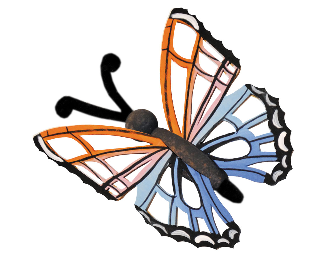 Schmetterling zum Basteln, klein