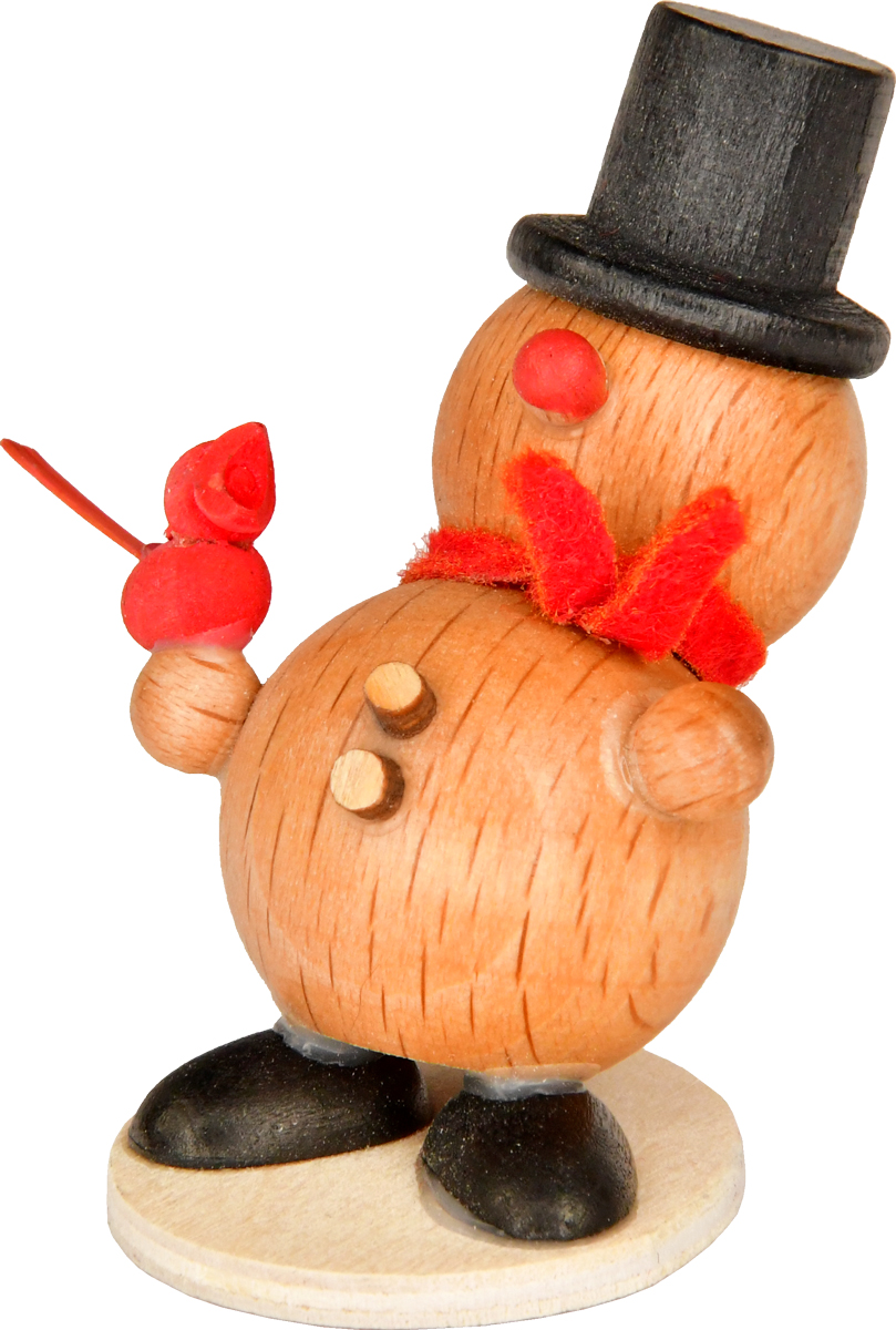 Molli, Junge Linie, Schneemann mit Vögel dunkel