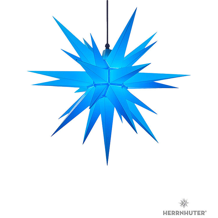 Herrnhuter Sterne A7, blau Kunststoff, Außenbereich, ca. 68 cm