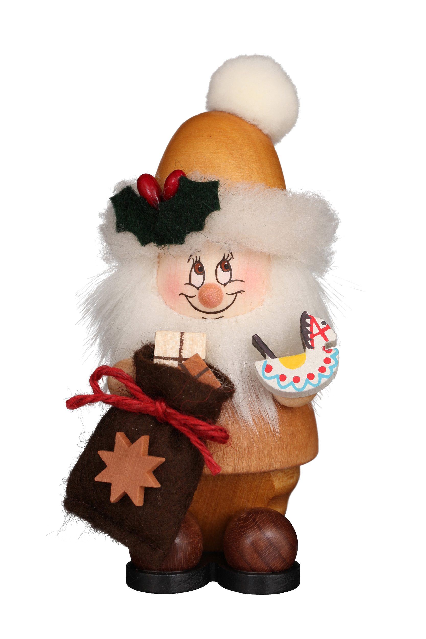 Micro gnome Santa Claus natural