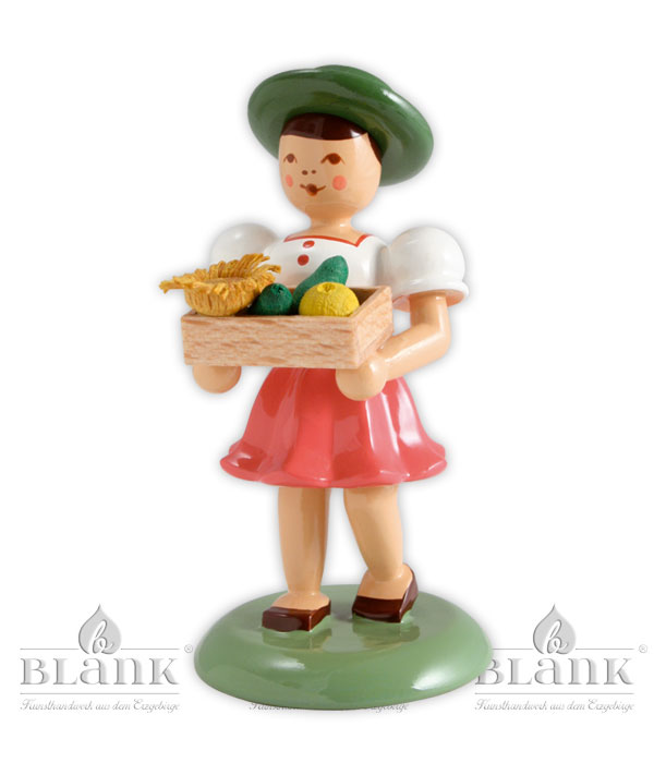 Colourful flower girl