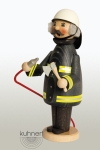 Smoking men, fireman approx. 17 cm