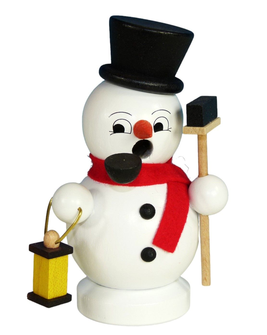 Räuchermann, Schneemann, Laterne & Besen
